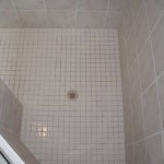 shower tile grout rejuvenator before photo